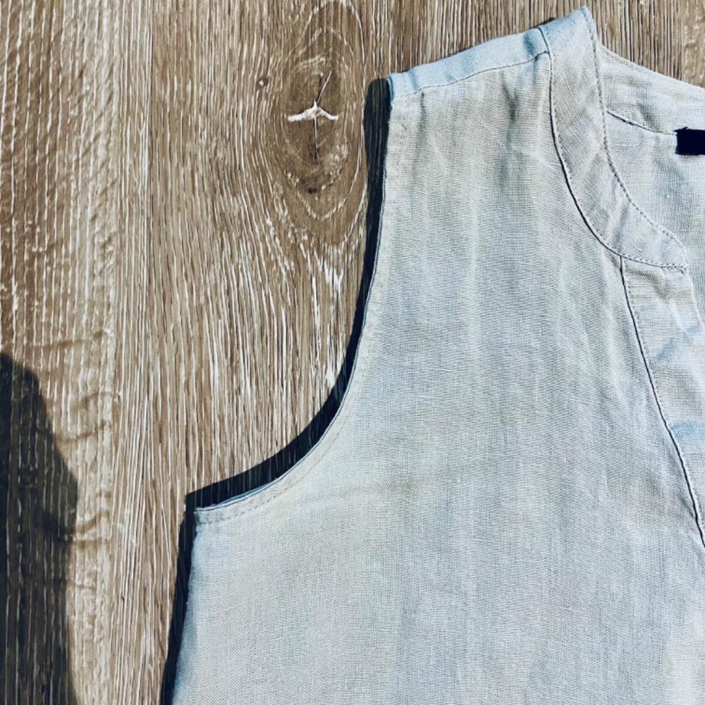 Harve Bernard linen sleeveless top size M - Picture 3 of 6